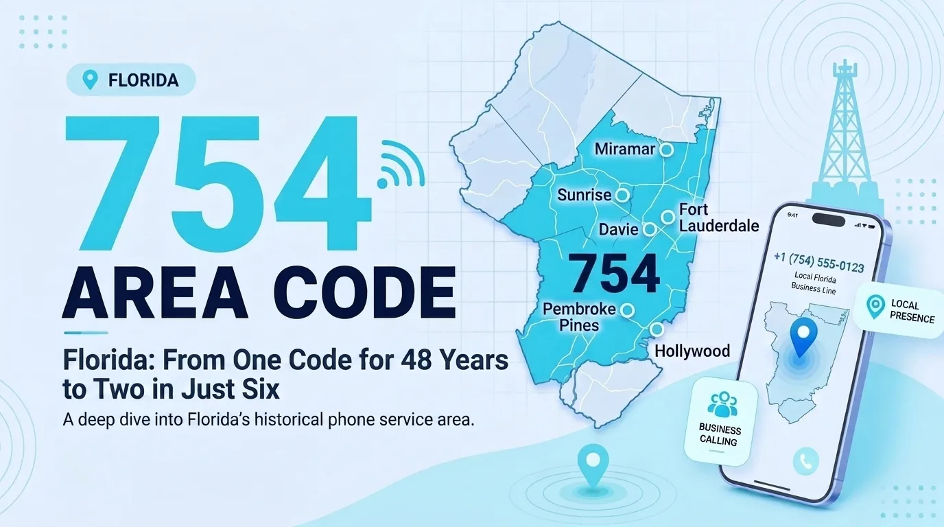 754 area code map of Broward County, Florida including Fort Lauderdale, Hollywood, Sunrise, and Pembroke Pines