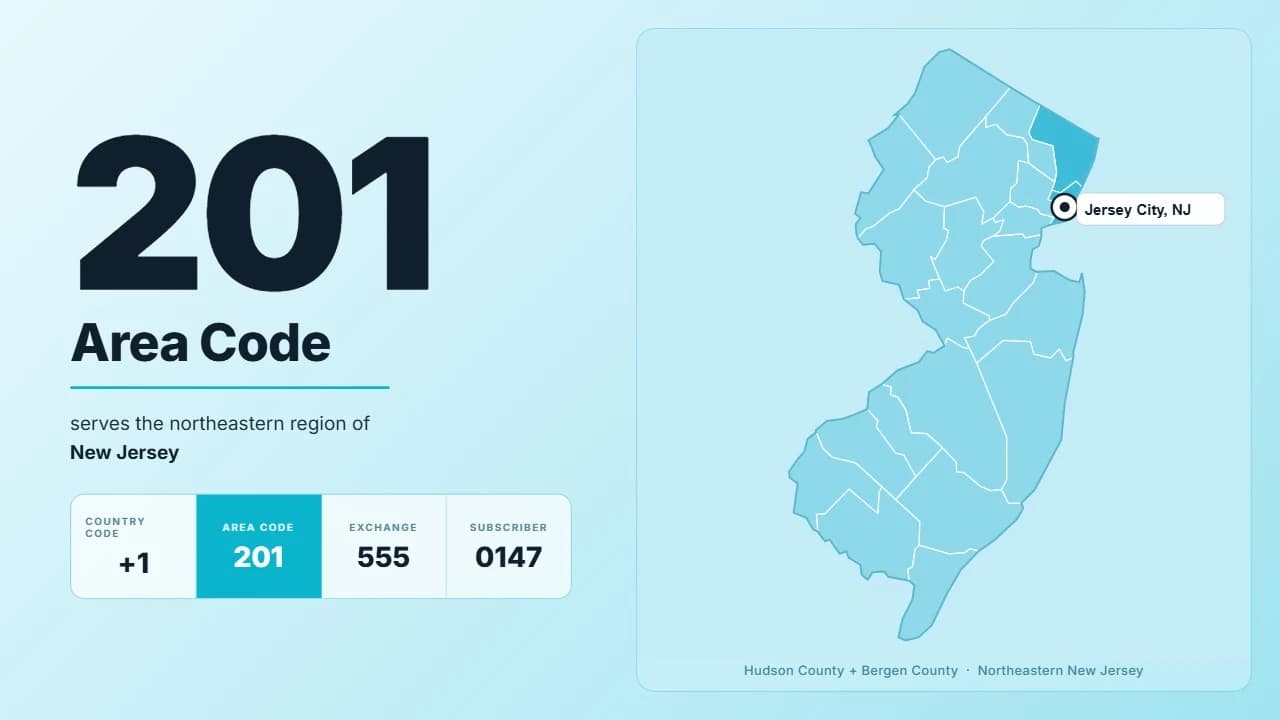 201 area code
