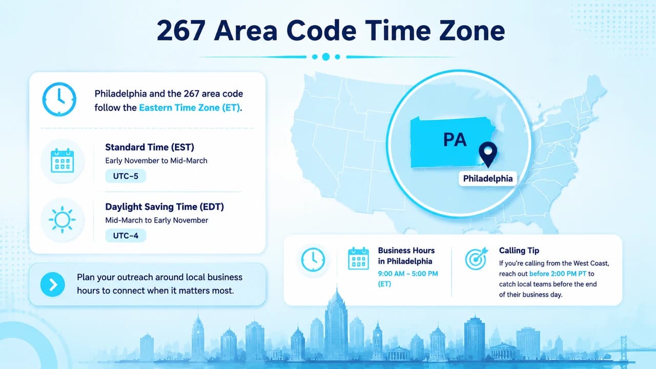 267 area code