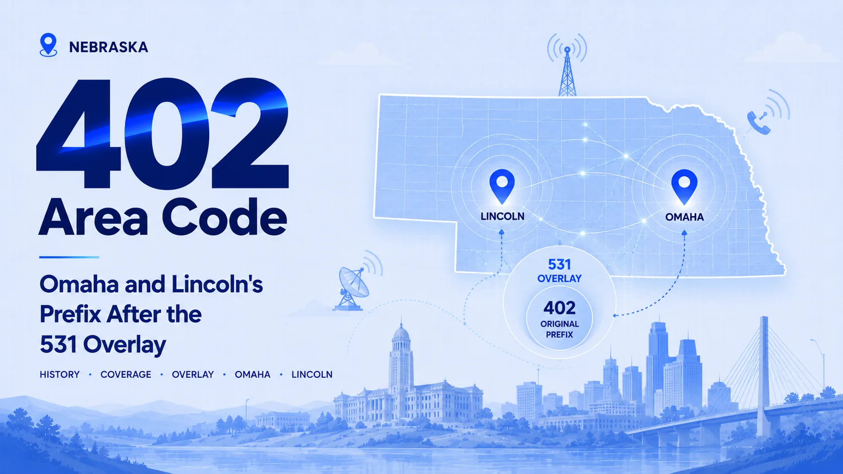 402 Area Code: Omaha and Lincoln's Prefix After the 531 Overlay