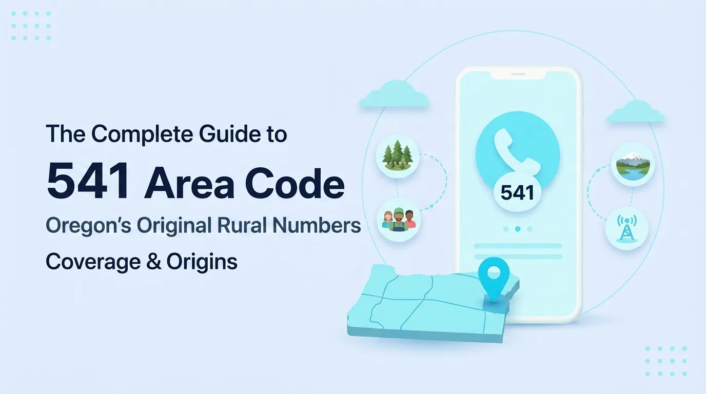541 area code map of Oregon covering Eugene, Bend, Medford, and 26 counties