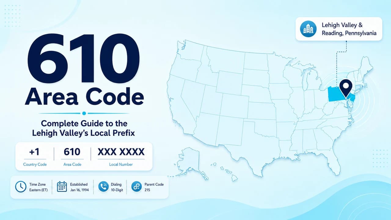 610 area code
