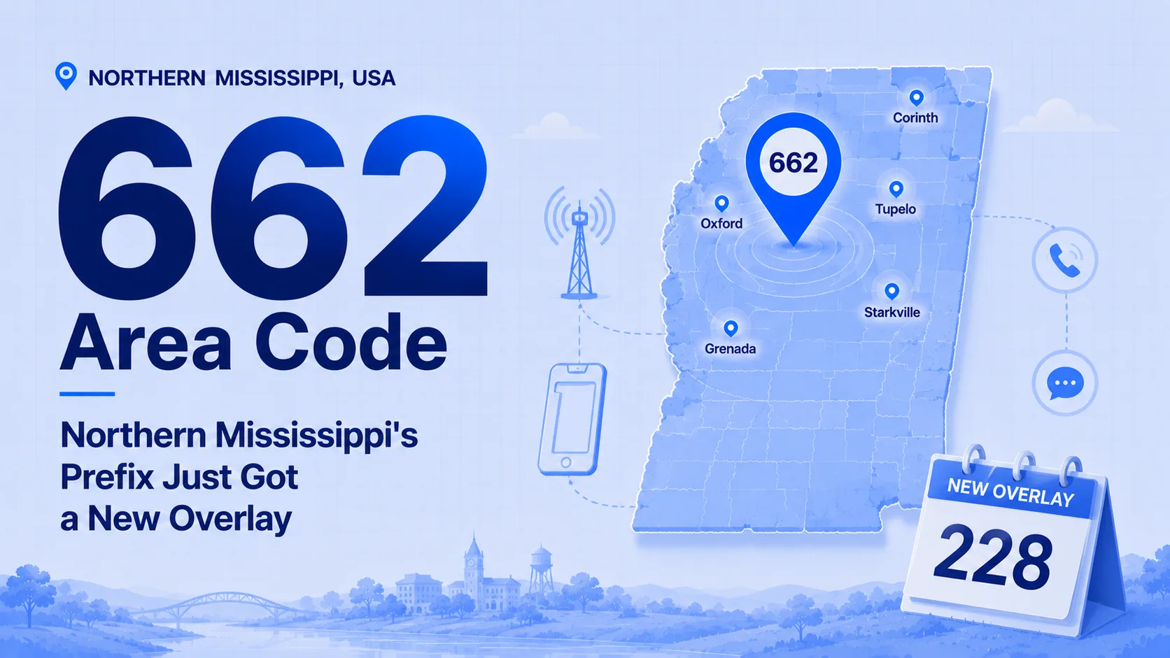 662 Area Code: Northern Mississippi's Prefix Just Got a New Overlay