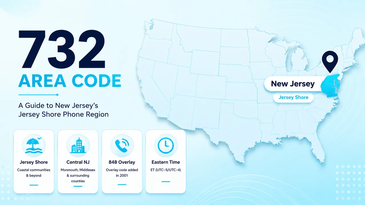 732 area code