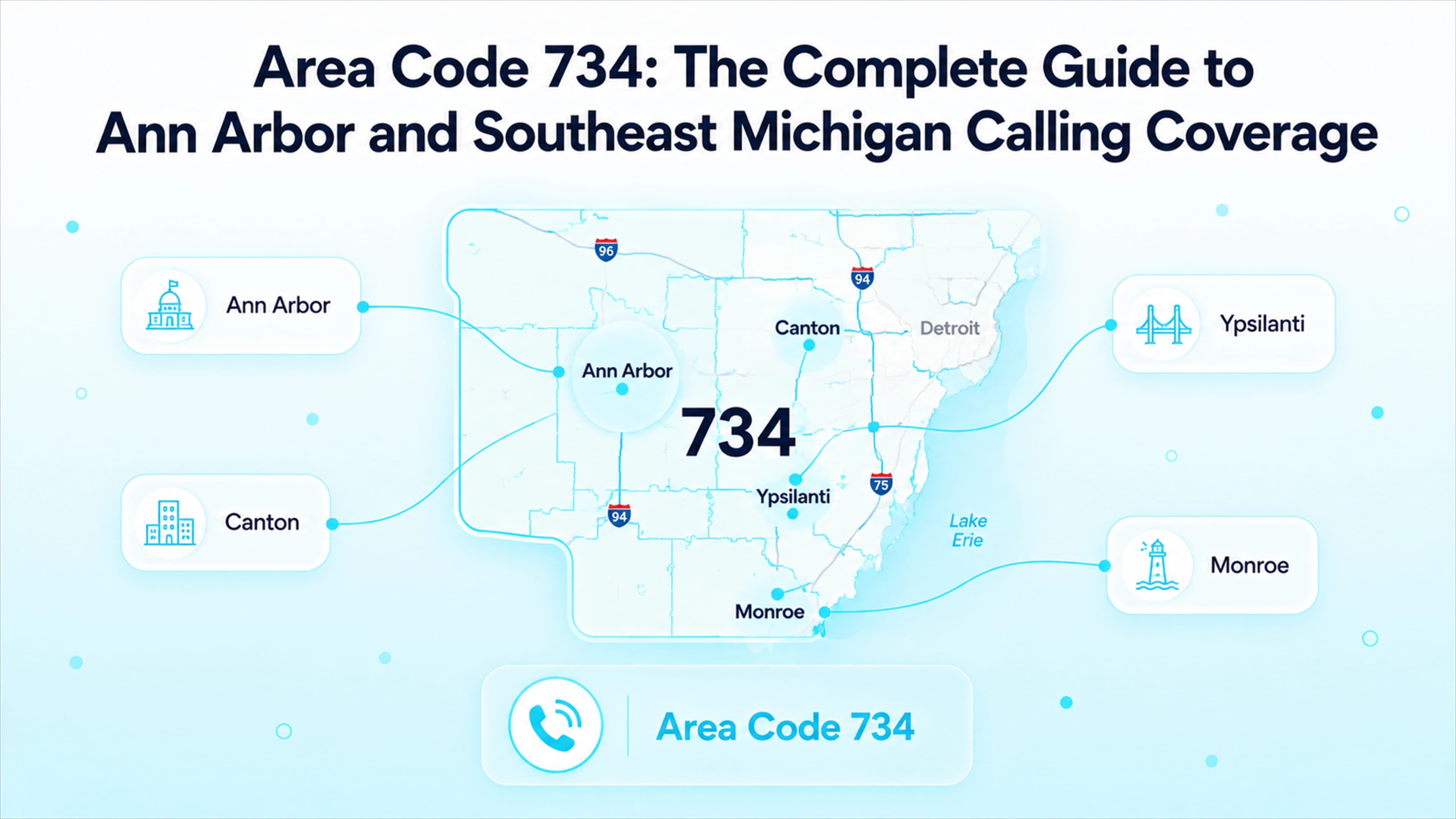 734 area code