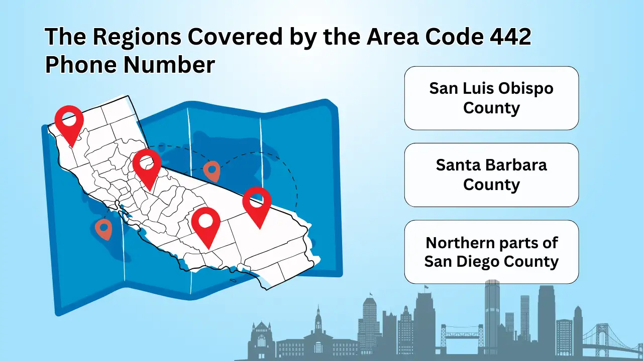 The Regions Covered by the Area Code 442
