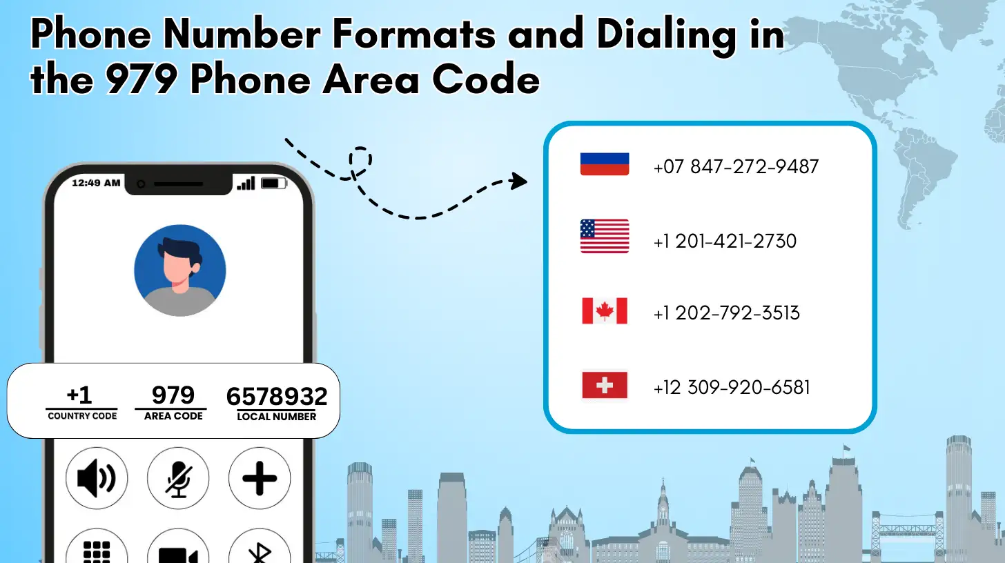Phone Number Formats and Dialing in the 979 Phone Area Code