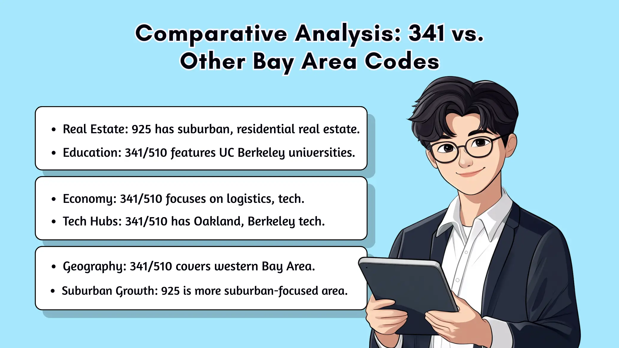 Comparative Analysis_ 341 vs. Other Bay Area Codes