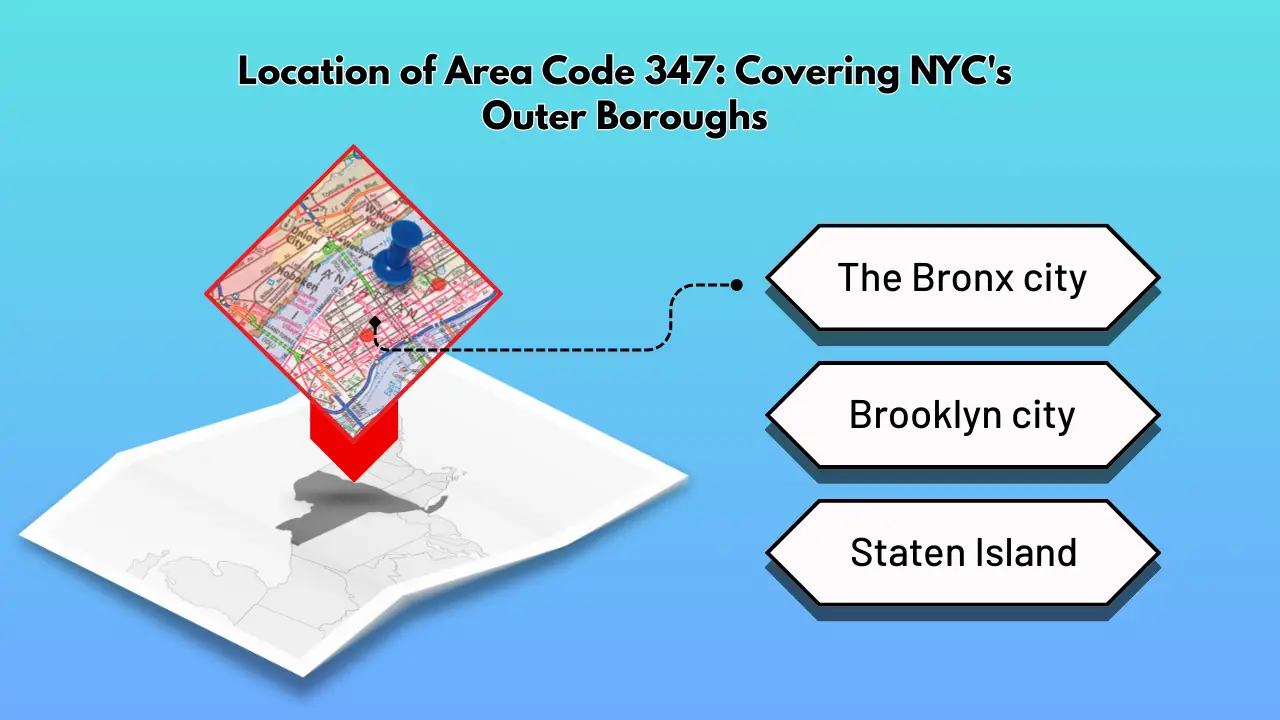 Location of Area Code 347_ Covering NYC's Outer Boroughs