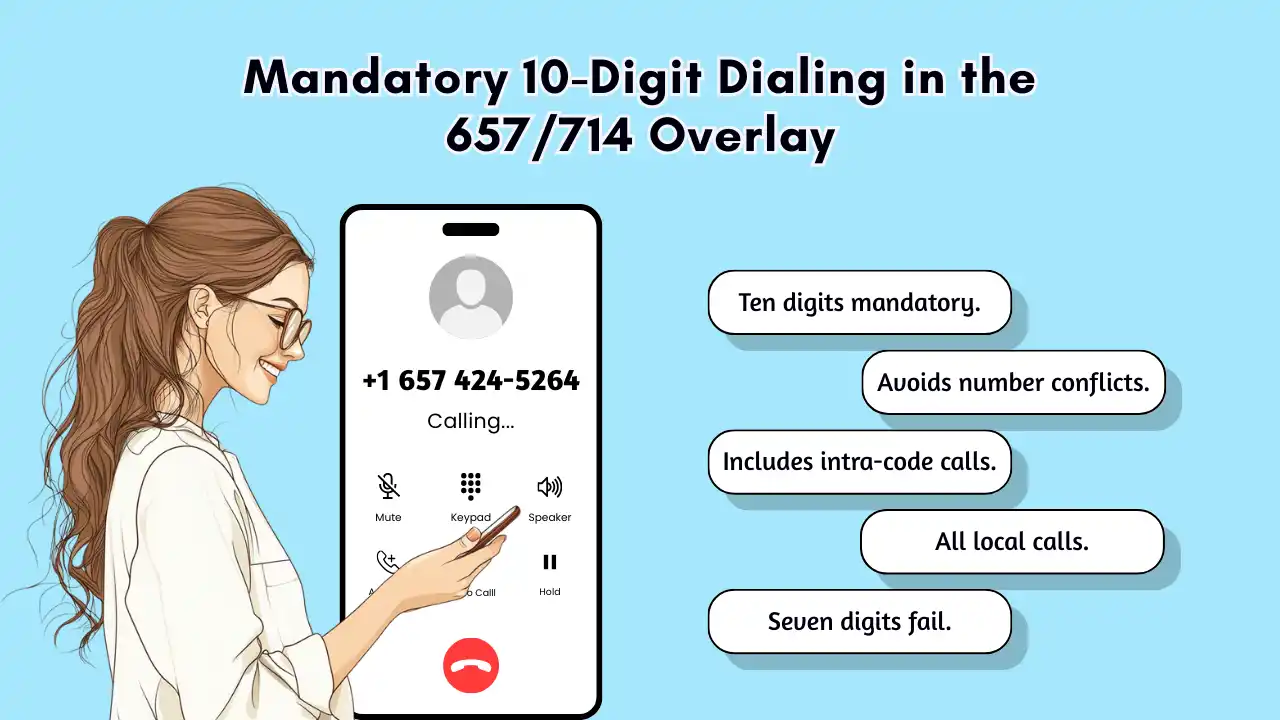 Mandatory 10-Digit Dialing in the 657714 Overlay