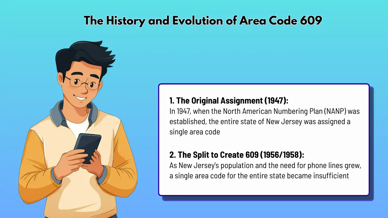 The History and Evolution of Area Code 609