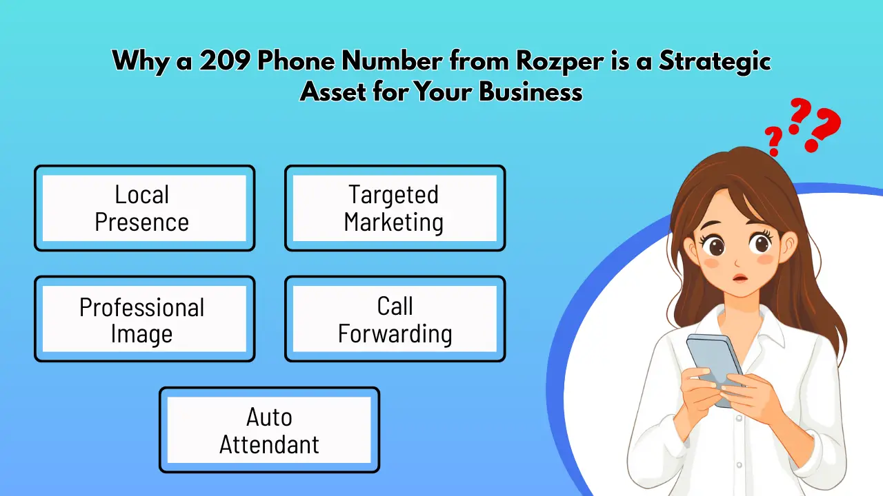Why a 209 Phone Number from Rozper is a Strategic Asset for Your Business