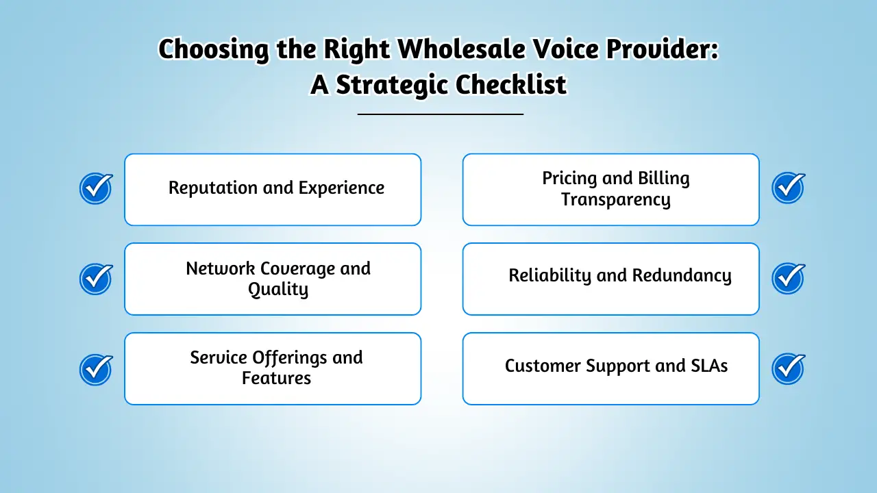 Choosing the Right Wholesale Voice Provider_ A Strategic Checklist