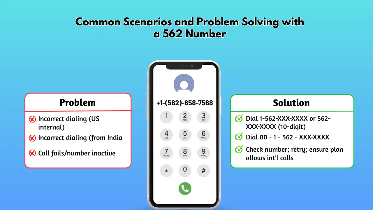 Common Scenarios and Problem Solving with a 562 Number