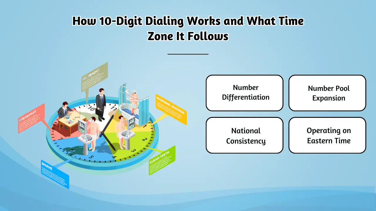 How 10-Digit Dialing Works and What Time Zone It Follows