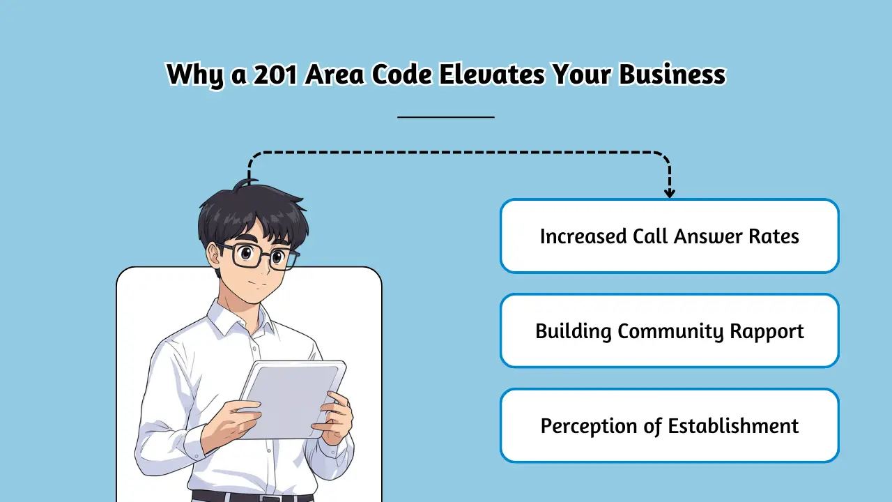 Why a 201 Area Code Elevates Your Business