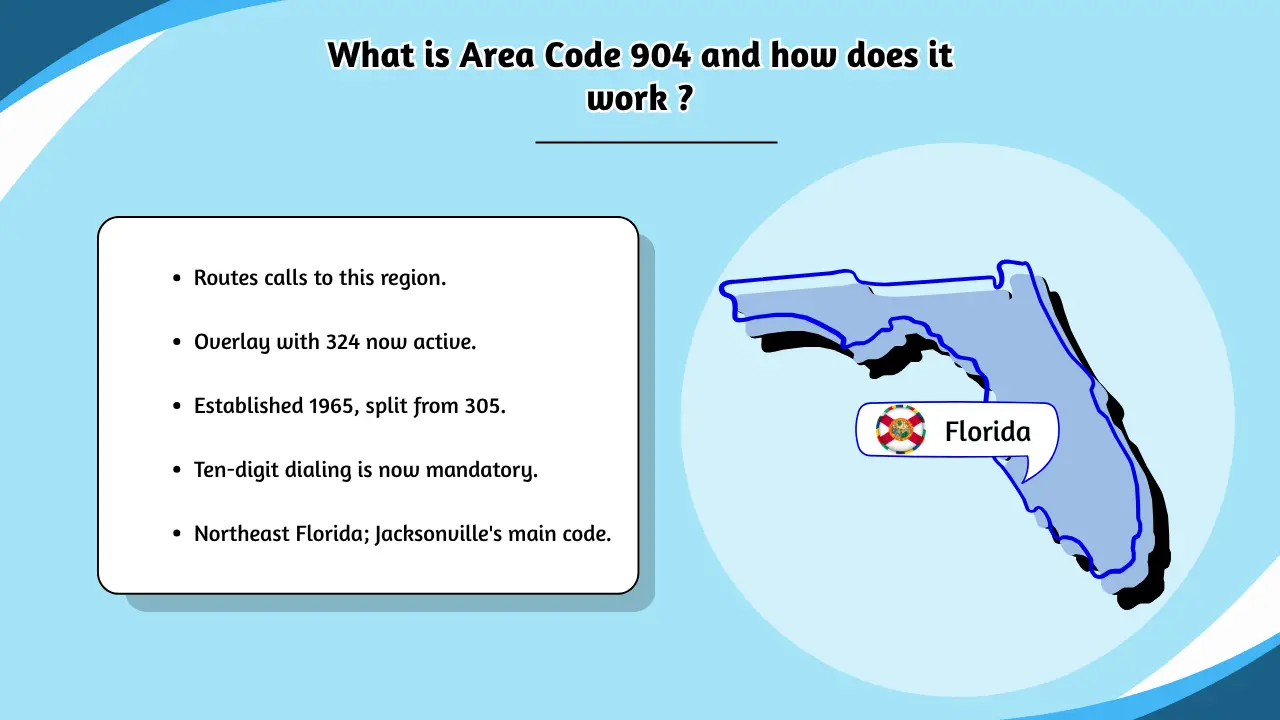 What is Area Code 904 and how does it work
