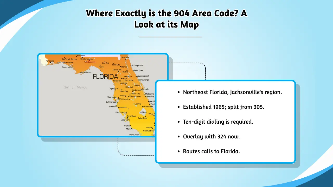 Where Exactly is the 904 Area Code_ A Look at its Map