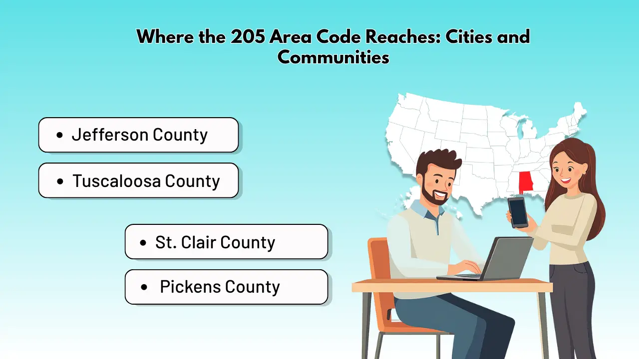 Where the 205 Area Code Reaches_ Cities and Communities